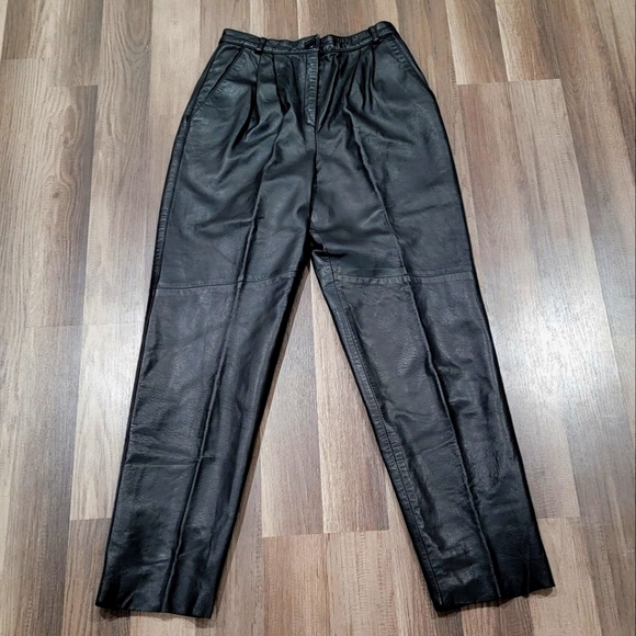 Siena Studio High Waisted Leather Pants - Picture 1 of 6
